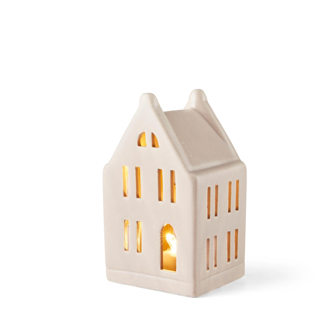 CASITA Decorazione con luci led beige