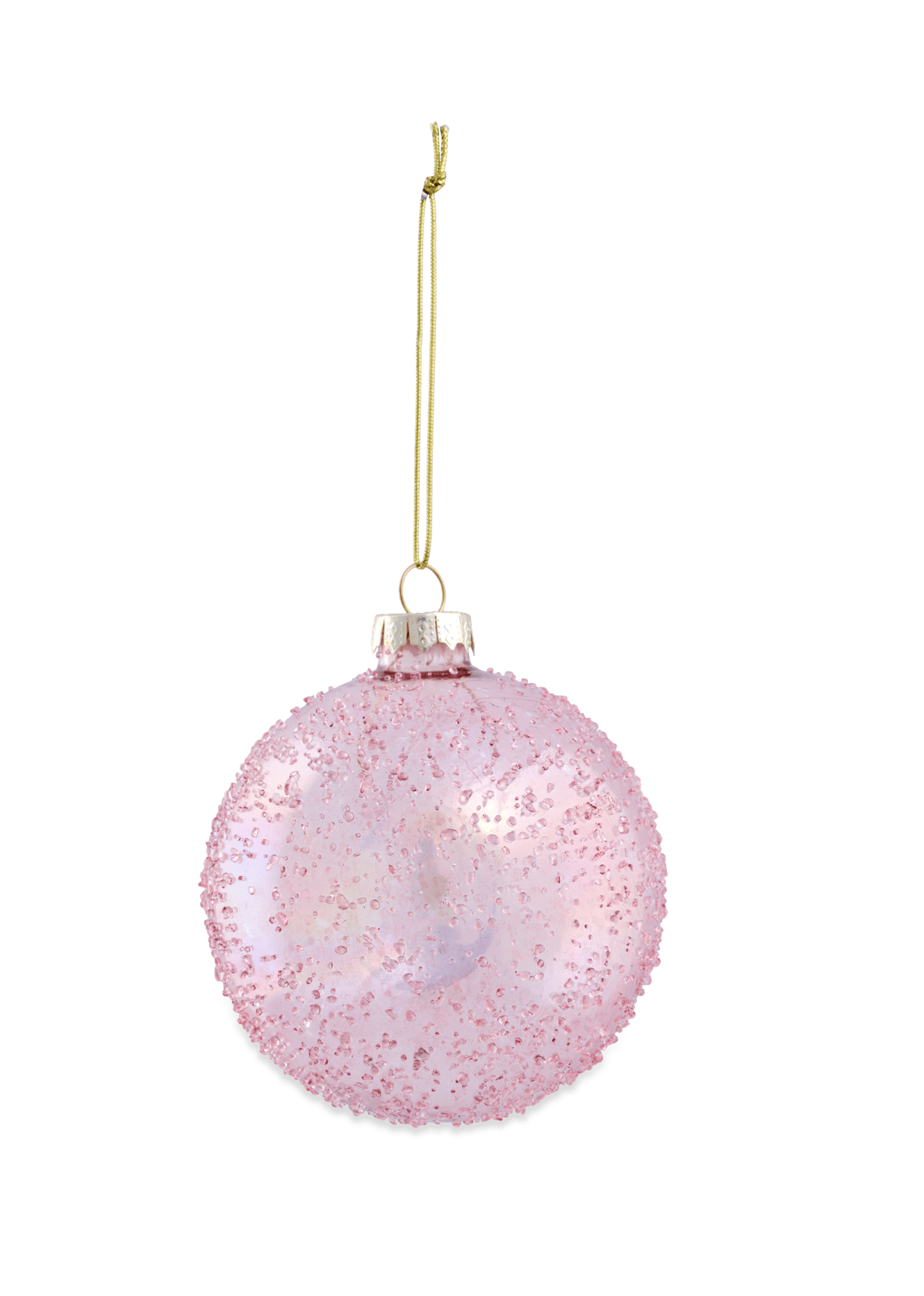 FREEZY Pallina di Natale rosa pesca