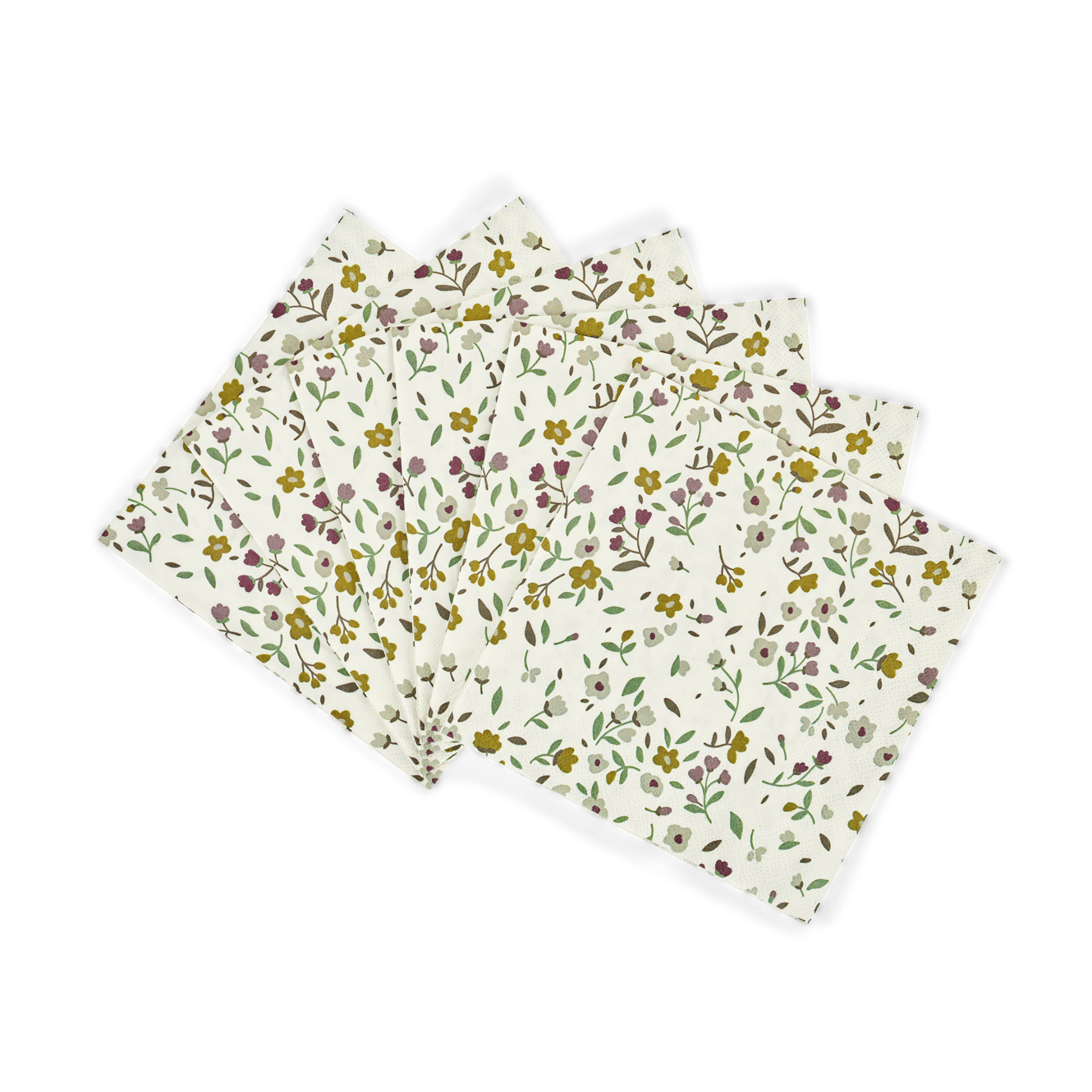 AURELLE Set de 20 serviettes multicolore