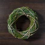 MOSSY Couronne vert, naturel Ø 33 cm