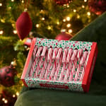 X-MAS CANDY CANE Suikerstok set van 12 144g multicolor L 12,8 cm