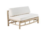 PANTAI Lounge Sessel 150cm Naturell H 82 x B 150 x T 85 cm
