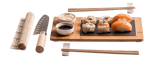 SAMOURAI Juego para sushi de 10 piezas natural P 17 cm