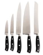 JULIENNE Couteau de chef noir Larg. 4,5 x Long. 32 cm