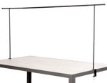 Decoração para mesa extensível 140-250 cm preto H 90 x W 140 x D 5 cm
