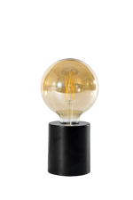 CILINDER Tischlampe Schwarz H 10,5 cm - Ø 9 cm