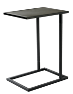 BRITTA Table d'appoint noir H 59 x Larg. 33 x Long. 43 cm