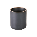 ELEMENTS Mug noir H 10 cm - Ø 7,8 cm