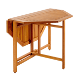 NEW OREGON Table pliante naturel H 75 cm - Ø 109 cm