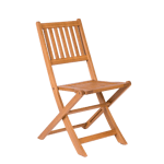 NEW OREGON Chaise pliante naturel H 88 x Larg. 58 x P 45 cm
