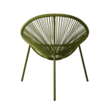 ACAPULCO Lounge stoel groen H 82 x B 75 x D 69 cm