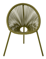 ACAPULCO Cadeira para crianças verde H 56 x W 43 x D 42 cm