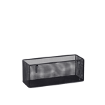 MODULAR Panier en fil noir H 10 x Larg. 25 x P 9 cm