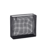 MODULAR Cesto di metallo nero H 22 x W 25 x D 9 cm
