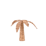 HYACINTH Deco palmboom naturel H 37 cm