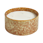 BOWL Candela in vaso bianco H 7,2 cm - Ø 16 cm