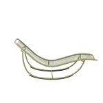 ACAPULCO Espreguiçadeira baloiço verde H 71 x W 62 x L 153 cm