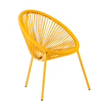 ACAPULCO Kinderstoel geel H 56 x B 43 x D 42 cm