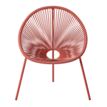 ACAPULCO Lounge Stuhl Terrakotta H 82 x B 75 x T 69 cm