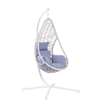HOLDER Support pour chaise suspendue blanc H 195 x Larg. 95 x P 95 cm