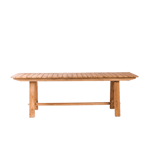 BASIEL Table naturel H 78 x Larg. 240 x P 90 cm