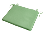 AZUR Almofada para cadeira bistro verde W 33 x L 39 cm
