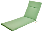 AZUR Almofada de jardim espreguiçadeira verde H 4 x W 60 x L 178 cm