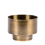 SATURN Vaso bronze H 19,5 cm - Ø 25 cm - Ø 17,5 cm