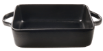 FERO Pirofila per lasagne nero H 8 x W 19,5 x L 27 cm