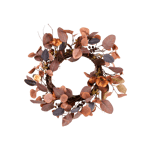 AUTUMN Couronne de feuilles brun Ø 45 cm