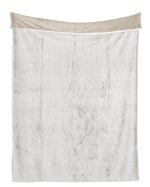 SENSATION Plaid beige Larg. 150 x Long. 200 cm
