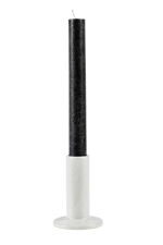 NORDI Castiçal branco H 12 cm - Ø 3 cm