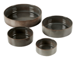 MINERAL GRAPHITE Bowl grijs H 5 cm - Ø 12,7 cm