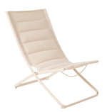 LIZA Vouwstoel beige H 87 x B 57 x D 85 cm