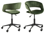 ROLI Chaise de bureau vert H 92 x Larg. 40 x P 43 cm