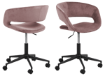 ROLI Cadeira de escritório rosa H 92 x W 40 x D 43 cm