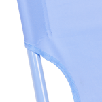 TROPEZ Sedia pieghevole blu H 74 x W 53 x D 46 cm