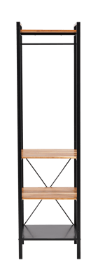 MARCEL Kledingrek zwart H 200 x B 52 x D 50 cm