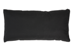PAULETTA Almofada de costas preto W 40 x L 82 x D 12 cm