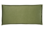 PAULETTA LUXE Cojin de espalda verde An. 40 x L 82 x P 12 cm