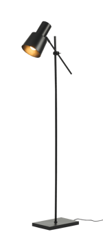 RAMON Lampadaire noir mat H 155 x Larg. 19 x P 31 cm