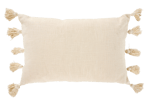 TASSI Coussin blanc Larg. 40 x Long. 60 cm