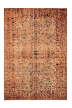 SELIM Tapis terre cuite Larg. 155 x Long. 230 cm