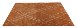 ELMA Tapete cor-de-laranja W 160 x L 230 cm