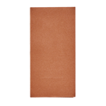 AIRLAID 12 serviettes avec pochette bronze Larg. 40 x Long. 40 cm