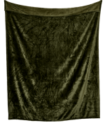 ARNO Plaid vert Larg. 150 x Long. 200 cm