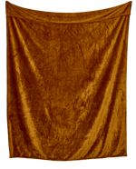 ARNO Plaid brun Larg. 150 x Long. 200 cm