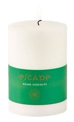 ESCAPE ASIAN SERENITY Vela perfumada verde A 10 cm - Ø 6,5 cm