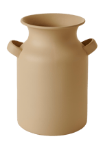 KENDI Vase Sand H 18 cm - Ø 12 cm - Ø 15,5 cm