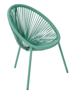 ACAPULCO Cadeira para crianças aqua H 56 x W 43 x D 42 cm